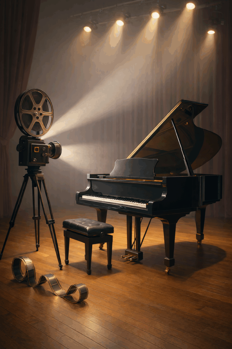 Le piano fait son cinéma