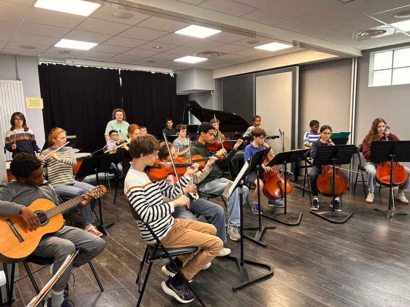 Audition de l&rsquo;orchestre des jeunes et pré-maîtrise