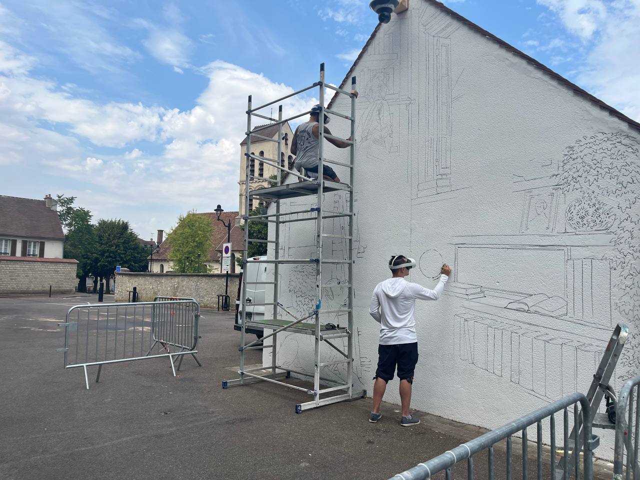 Inauguration de la fresque